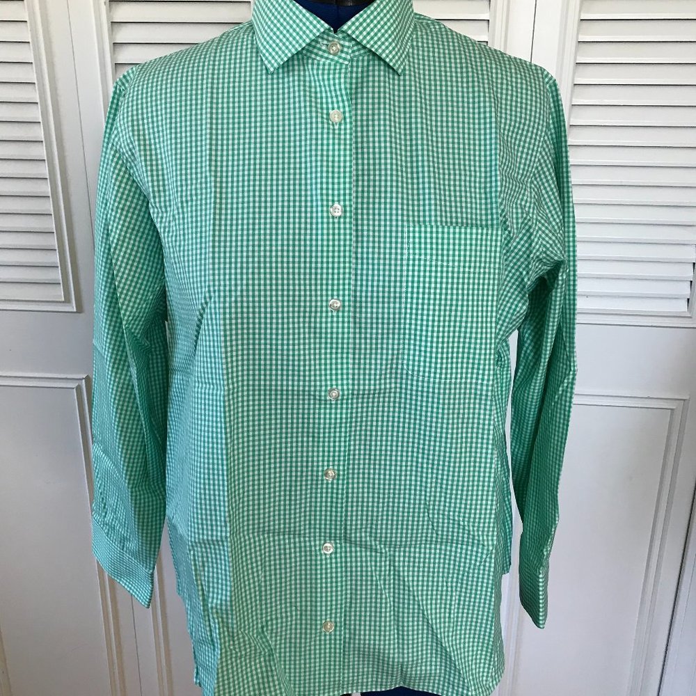 NWT Land's End No-Iron LS Shirt